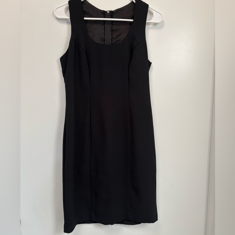 Vintage Jump Apparel Sleeveless Little Black Sheath Dress Women’s Size 5/6